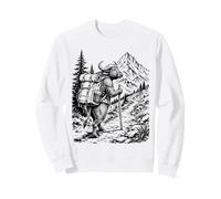Water Buffalo Hiking Backpack Mountain Trail Camping Sweatshirt