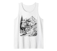 Water Buffalo Hiking Backpack Mountain Trail Camping Tank Top