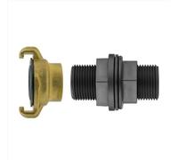 Water Butt 1” BSPM with Geka Type Claw Fitting -Rainwater Tank Connector, Leak-Proof Garden Hose Coupling for Irrigation & Outdoor Use
