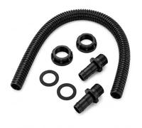 Water Butt Connector Pipe Kit 50cm 25mm - Water Butt Connector Hose Pipe and Fittings for Connecting 2 Water Butts, Rain Barrel Joining Kit, Water Tank Connector, Garden Rainwater Storage System