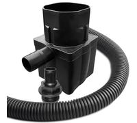 Water Butt Diverter Kit Downpipe Waterbutt Filler Kit Fits Both Round & Square Downpipes - Connect Downpipe to Water Butt with 1 Metre Connector Hose