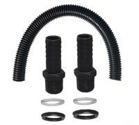 Water Butt Rainwater Diverter Filler Kit, 3/4 For BSP Thread Hose Connector Pipe Link Rain Diverter Pipe Extension Kit For Garden