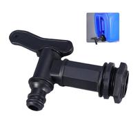 Water Butt Tap for Home Garden Outdoor Tap Snap-Fit Water Butt Connector with Stand and Tap Universal Tap Connector Replacement