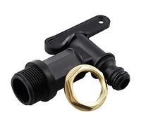 Water Butt Tap Hosepipe Rain Barrel/¾,BSP Thread Replacement Tap Plastic Snap-Fit Connector Beer Home Brew,IBC Tank Adapter