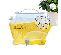 Water Canister - 8L with Handle Reusable,Leakproof Portable Water Tank,for Outdoor Backpack Hiking Hunting, and Party Tea, Coffee, Juice and Beverage