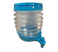 Water Carrier Collapsable Container with Tap 3.5 Litre Capacity Festival Camping Home an Essential Foldable Water Carrier Easy Storage & BPA Free Portable Lightweight Carry Handle - Vanilla Leisure