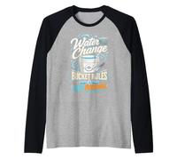 Water Change Bucket Rules are Personal Fish Tank Keeper Raglan Baseball Tee