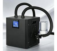 Water Chiller 1/3 HP for Cold Plunge, Hydroponic Cooling System with Pump and Pipe, 79 Gallon Capacity for Home Gym and Aquatic Settings