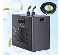 Water Chiller Cooler Aquarium 42/79/132/264 Gal 1/10HP 1/3 HP 1/2 HP 1HP for Hydroponics System Home Use Axolotl Fish Coral Shrimp 110V 220V with Pump and Pipe,ForFishTank+Bathtub-300L/79Gal