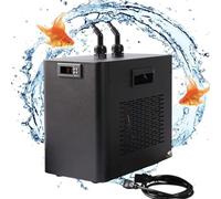 Water Chiller Cooler Aquarium Cooling Adjustable 42 Gallon, Compressor Refrigeration 160L Fan Air-Cooled Aquatic Plant Cultivation for Hydroponics