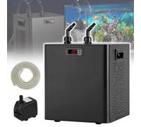 Water Chiller Cooler Aquarium Cooling Adjustable Heater 160L/300L/500L, Seafood Cultivation for Fresh/Salt,500L/132Gal