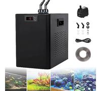 Water Chiller Cooler Aquarium,s,Hydroponic Fish Tank Cooling Easy Temperature Setting with Pump/Hose,for hydroponics,Coral Reef,Fresh & Sea Tank,500L/132GAL