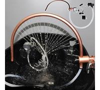 Water Circulation Rack, Head Spa Equipment Frame, Head Spa Equipment, Hair Salon Waterfall Shampoo Bed Massage Accessories, 180° Arc Design, 21 Water Outlets