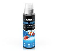Aquarium water clarifier - ARKA Aqua-Pure 236 ml - clears cloudy water & removes particles - 100% biological with filter bacteria - plant safe - for freshwater & marine tanks - for healthy water