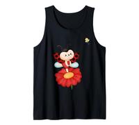 Water Color Cute Ladybug Funny Unisex Design Men Women Tee Tank Top