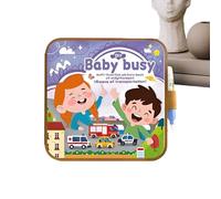 Water Coloring Book, Educational, Paper, PP, Kindergarten Learning Book, Kids Craft Activity, Travel-Friendly, Eco-Friendly, for Boys and Girls