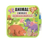 Water Coloring Book, Reusable and Eco-Friendly, 20cm, Reusable Water Doodle Toy, Kids Doodle Book, Educational and Skill-Building, for at Home, in The Car, On Planes, Or at Preschool