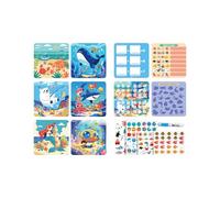 Water Coloring Books - Reusable Magic Painting Book | Early Learning Educational Toys Ink Free Drawing Game Portable Notebook for Travel