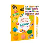 Water Coloring Books - Reusable Water Reveal Painting Educational Learning,Doodle - Activity Books Art Crafts for 3+ Years Kids Boys Girls