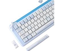 Water Colour Diary Keycaps PBT Heat Sublimation 140+ Keys | Cartoon Illustration Design, Original Height Profile, Cross Axis Compatible, Mechanical Keyboard Caps, Opaque Finish