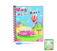 Water Colouring Book | Reusable Magiic Painting Book | Magiic Painting Books with Water | Portable Educational Doodle Drawing Toy, Encourages Creative Preschool Toys for Early Learning