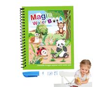 Water Colouring Book | Reusable Magiic Painting Book | Magiic Painting Books with Water | Portable Educational Doodle Drawing Toy, Encourages Creative Preschool Toys for Early Learning