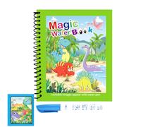 Water Colouring Book | Reusable Magiic Painting Book | Magiic Painting Books with Water | Portable Educational Doodle Drawing Toy, Encourages Creative Preschool Toys for Early Learning