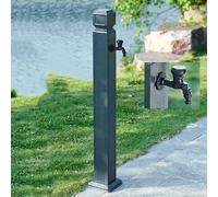 Water Column Garden Faucet Hose Bib Water Column Outdoor Faucet Vertical Garden Water Column Water Spigot Frost Free Water Tap,B,with 2 Faucets,110Cm-With Short Faucet-11
