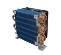 Water Condenser CP3X6X120 For Refrigerator Coil Heat Exchangers | Mini copper tube aluminum fin cooling coil for small refrigeration system maintenance(220v)