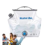 Water Container Bag - 8l Portable Hydration Bag with Spigot for Camping, Hiking & Outdoor Activities | No-Leak Design, Freezable, Lightweight & Easy to Store - 42.3 X 35.6 Cm