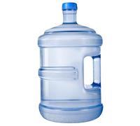 Water Container BPA-free Thick Plastic 5L Water Bottle with Screw Caps and Built in Handle Reusable Water Dispenser Bottle Portable 5l Water Jug Small, 5 Litre Water Container