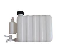 Water Container - Collapssible Water Carrier with Tap | No Leakage Storage | Portable Watter Jug with Handle, Foldable Camping Tank for Outdoor, Hiking, and Travel Use