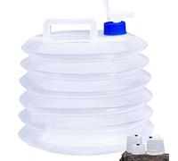Water Container Folding with Spigot, 3L Portable Folding Water Carrier, Waters Storage Jug for Camping Hiking Climbing Outdoor Fishing Travel Picnic Emergency Survival Kit