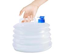 Water Container - Food Safe Portable Storage Bag | Foldable BPA Free Cube with Spigot, Lightweight Drinking Jug for Camping Hiking Outdoor Trips Disaster Relief Preparedn