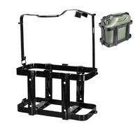 Water Container Mounting Bracket - 5-Gallon Holder, Lockable Rack | Metal Water Bucket, Storage Accessory & Secure Carrier For Camping RV Outdoor Travel Hydration Setup