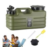 Water Container - PE 5L | Large Water Tank with Tap | Watter Jerry Can Tank | No Leaks, Portable Camping Water Storage Container for Outdoor Travel, Hiking, Emergencies and Household