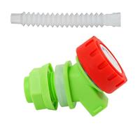 Water Container Spigot - Leak-Proof Hose Thread Connection for Water Barrels and Tanks | Durables Outdoor Faucet Replacement, Perfect for Compost Buckets, Water Storage, and Water Tank Accessories