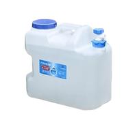 Water Container with Spigot, 5 Gallon Portable Water Storage for Camping (18.5L) Large Rice Storage Container (Blue2, 37x20x33cm)