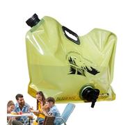 Water Containers For Camping - 8L Water Bag With Spigot | Portable Waters Pouch Storage Carrier,Foldable Waters Canteen With Wide-Grip Handle For Hiking Backpacking Preparedness