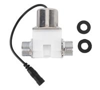 Water Control Electric Pulse Solenoid Valve, G1/2in DC Automatic Switch Valve with Plastic and Stainless Steel Body for Sanitary Ware, Irrigation Systems, and Water - Saving Equipm