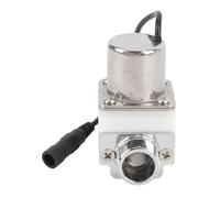 Water Control Electric Pulse Solenoid Valve G1/2in, Plastic Stainless Steel Automatic Switch Accessory, with Positive Negative