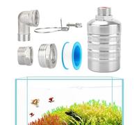 Water Control System - Stainless Steel Float Tap | Automatic Anti-Leak Automated Device for Container, Drinking, Animal Bathtub, Breeding Tank, Long-Term Resistant Hydraulic Management
