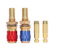 Water Cooled Gas Adapter Hose Fitting, Portable Brass Quick Connector with Plug for PTA DB MIG TIG Welding Torch,for DB MIG PTA TIG(M10(10mm))