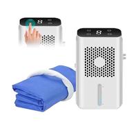 Water-Cooled Mattress Topper with Cold Water Circulation - Touch-Sensitive Controls, 1.7L Tank, 6-8℃ Cooling, Negative Ion Air Purification