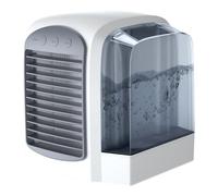 Water-Cooled Portable Air Conditioner Personal Mini Humidifier 380ml Tank Fan Cool Machine 3 Speeds & 3 Modes Gear Portable Chiller Rapid Temperature Reduction for Hot Days Bedroom,Travel,and Office
