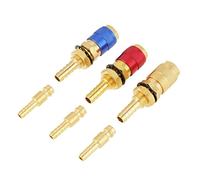 Water Cooled Welding Connector, 8mm Gas Adapter Quick Connector Fitting for TIG Welding Torch Welding Plug 3pcs