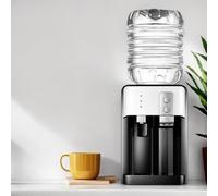 Water Cooler Dispenser - Top Loading Electric Hot & Cold Countertop Unit for Home, Office, and Dormitory Use