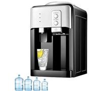 Water Cooler Dispenser, Top Loading with Removable Sink, Hot & Cold Water, Anti-dry Burning, Compatible with 4.5 to 20L Barrels for Home or Office