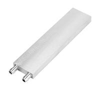 Water Cooling Block 40 * 40mm/ 40 * 80mm/ 40 * 120mm/ 40 * 160mm/ 40 * 200mm Aluminum for Liquid Water Cooler Heat Sink System Silver for CPU Graphics Radiator Heatsink(40 * 160 * 12mm)