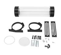 Water Cooling Fully Open Design, PC Water Cooler CPU Liquid Cooling System, CNC Machining Acrylic Aluminum Alloy with G1/4 Thread, High Strength Fast Heat Dissipation for